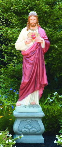Life Size Stone Sacred Heart of Jesus Life-size Church Statue